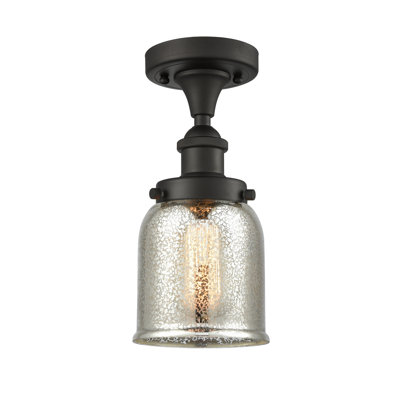 Alixs Glass Semi Flush Mount