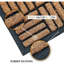 Non-Slip Striped Doormat
