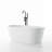55'' x 27.56'' Freestanding Solid Surface Bathtub