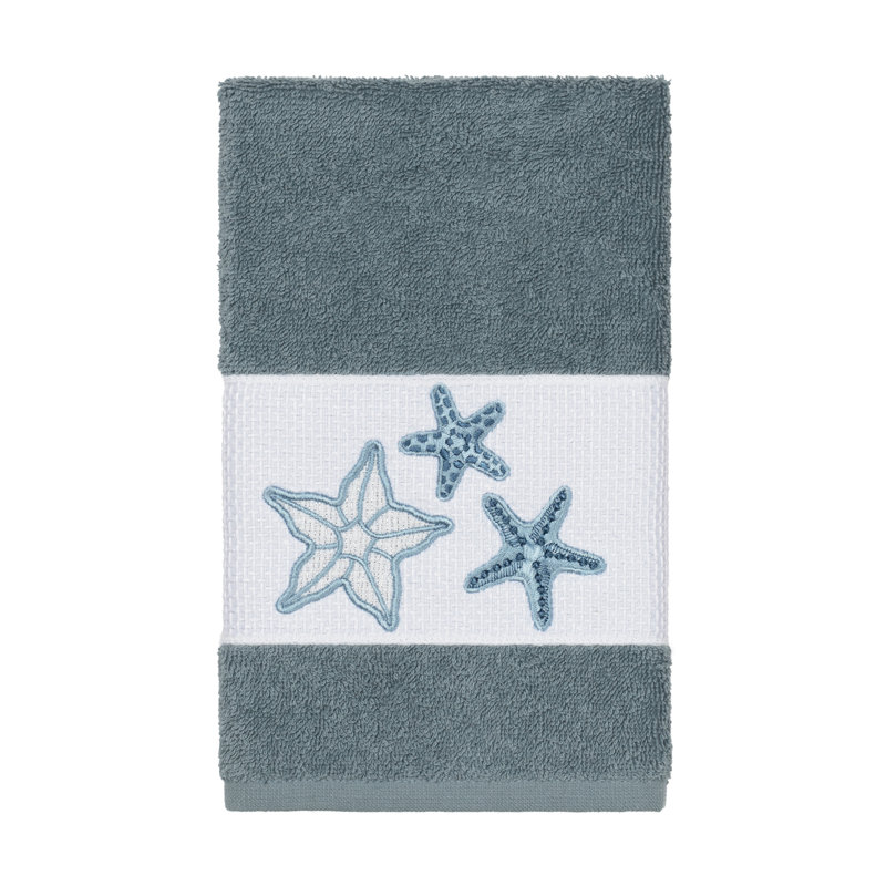 Lydia Midweight Hand Towel, Teal