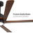 Sheran 72'' Ceiling Fan with LED Lights-1536509505