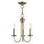 Lustre 3 lumières de style bougie Arunvir-251971450