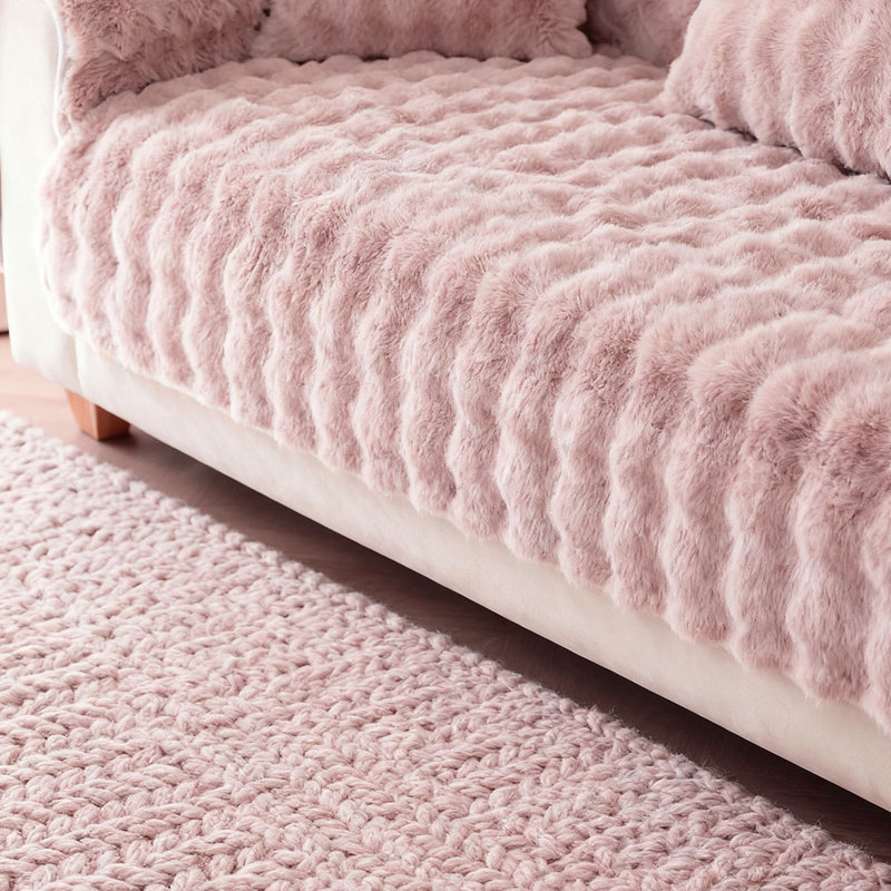 Sofa Slipcover, Pink