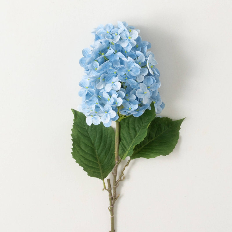 Artificial Cone Hydrangea Spray 34"H, Blue