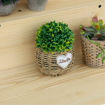 Table de bureau pliable pour garde-corps, article de balcon en bois d'épinette, polyvalence extérieure, couleur naturelle, l 59 po x H 12,5 po, capacité de charge de 66 lb pour le balcon, bois, pièce fonctionnelle, finition, poids