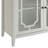 Ceara White Finish Console Cabinet
