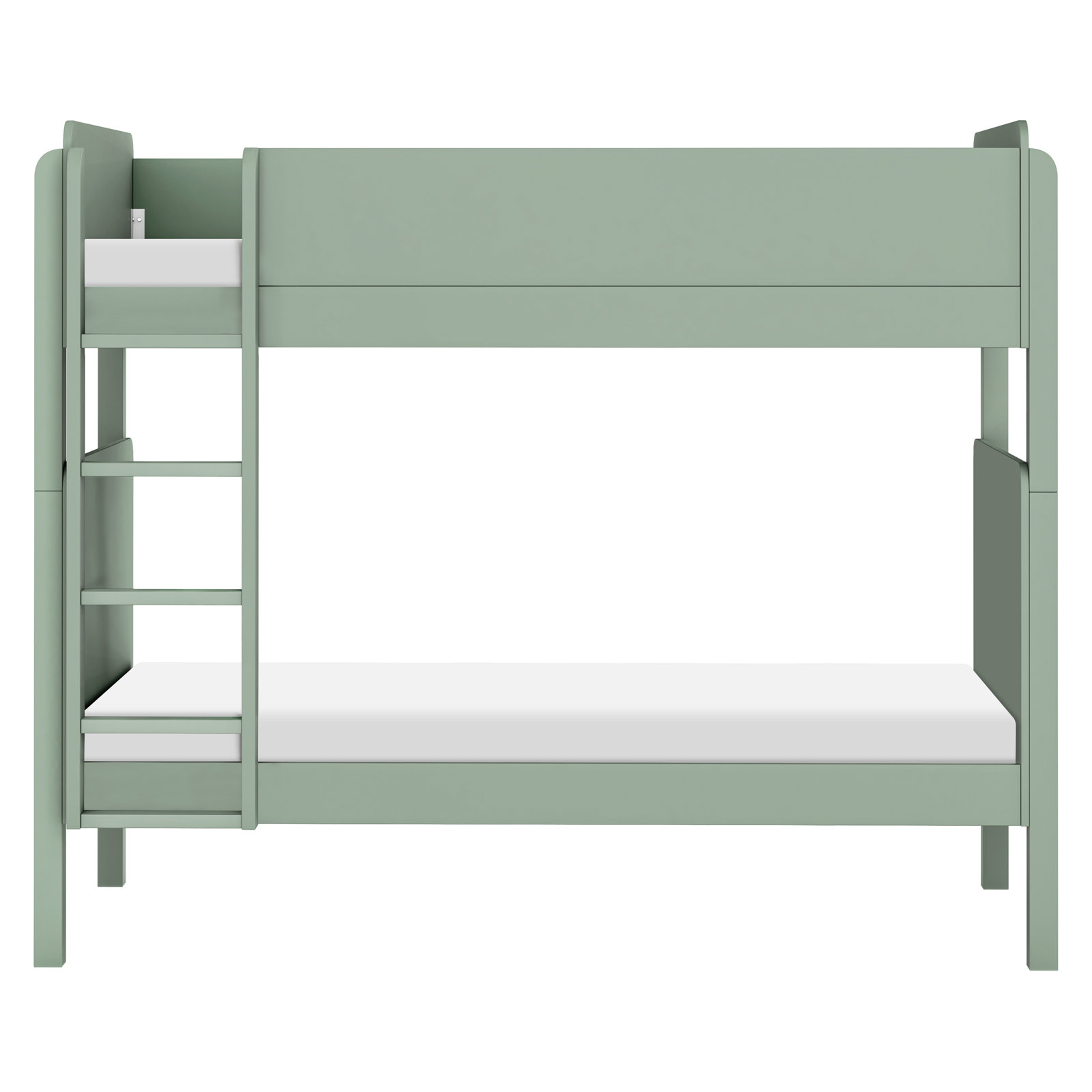 TipToe Twin Bunk Bed, Light Sage