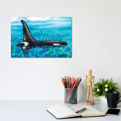 Orca by Daniel Jean-Baptiste - Wrapped Canvas Print