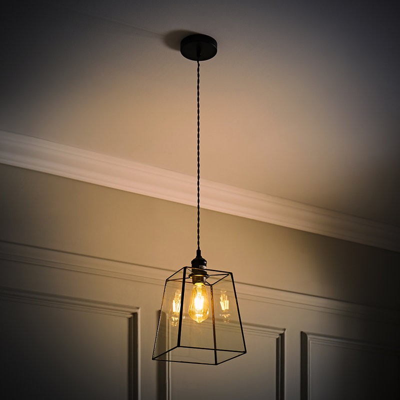 Susie 1 - Light Matte Black Pendant, No