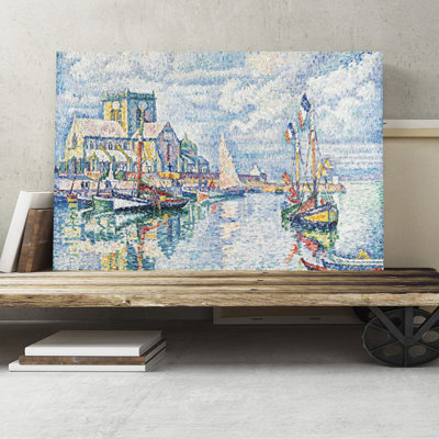 Boats by Paul Signac - Wrapped Canvas