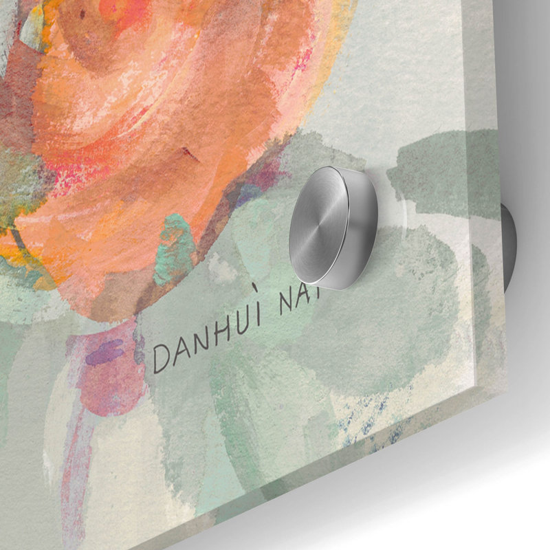  «Ode To Spring Sage» par Danhui Nai, art mural en verre acrylique, 24 po x 24 po, H 36 po x l 36 po