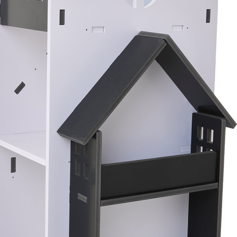 95cm H X 41cm W PVC Wood Plastic Board + Co-extruded Board + ABS Kids Bookcase