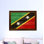 Reproduction d’art sur toile encadrée « saint kitts & nevis country flag »