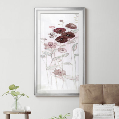 Fields of Burgundy Blush II - Cadre photo, reproduction d'art sur papier