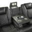 Causeuse inclinable électrique en similicuir Benz-657256458