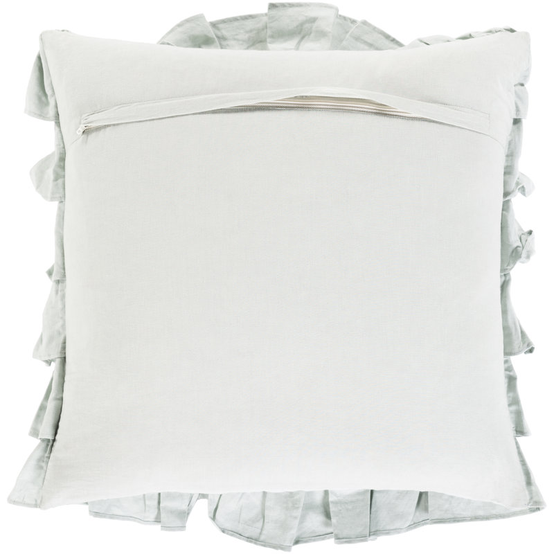  20'' Throw Pillow Cover, Ice Blue