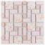 Academy Random Sized Straight Edge Porcelain Versailles Mosaic Wall & Floor Tile-93577772