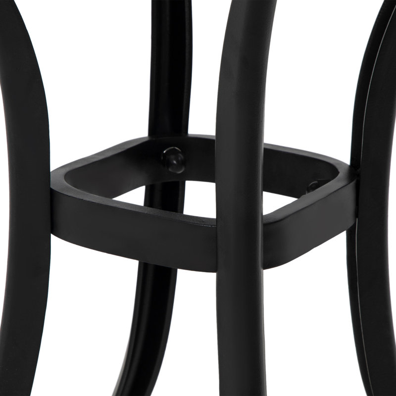 Abdulkadir Square Outdoor Bar Table With Umbrella Hole , 53cm cm W 53cm cm D