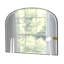 Drumourne Simple Arched Overmantle Mirror-793484651