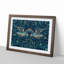Birds & Flowers Pattern by William Morris - Picture Frame Painting Print on MDF-55500996-55500999