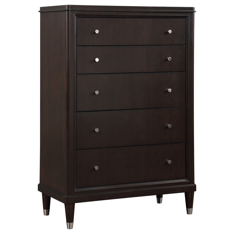 Commode 5 tiroirs Brun Niguel