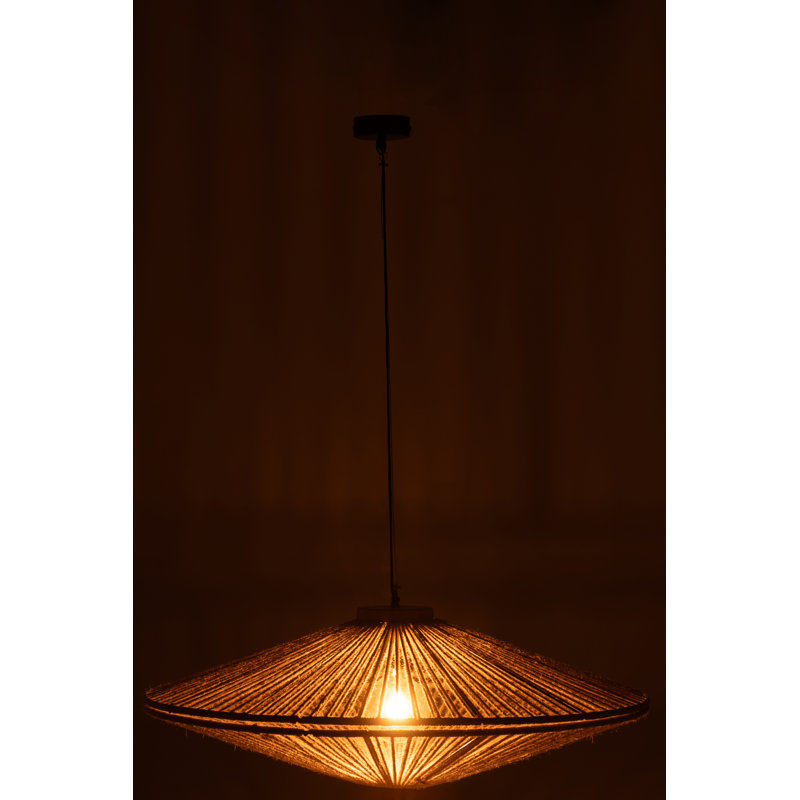 Spring / Summer 2024 - Light Geometric Pendant, 36cm H x 93 cm W x 93cm D, Natural
