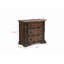 Table de chevet à trois tiroirs en marbre véritable 1pc