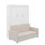 Grand lit escamotable mural avec coussin-2056154104