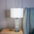 Glass Table Lamp with LED Fairy Lights