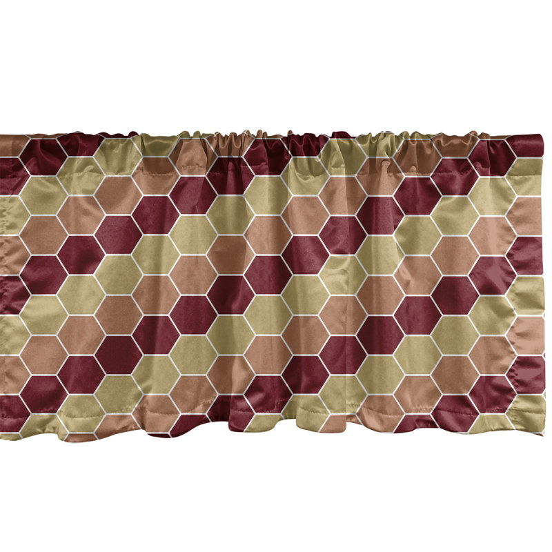 Ensemble de 2 cantonnières Ambesonne Mandala 51614, L 54 po x L 12 po