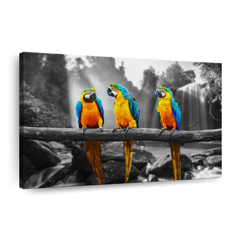 «Horizontal Vivid BW Abstract», reproduction sur toile, H 16 po x l 24 po x P 1,25 po