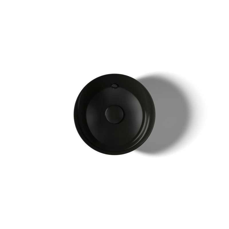 Veil® Pedestal Lavatory, Black Black™