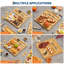 Versatile 3-Piece Mini Deli platter Board Set – Wooden Wooden Serving Trays with Cheese Knives – Divided Rectangular Plates for Cheese, Snacks, Desserts, Parties, Camping, Housewarming Gifts