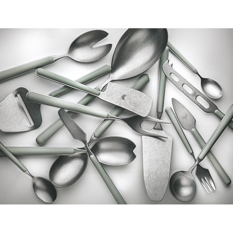 Desserte à gâteau Fantasia Pewter - Sauge, Sauge