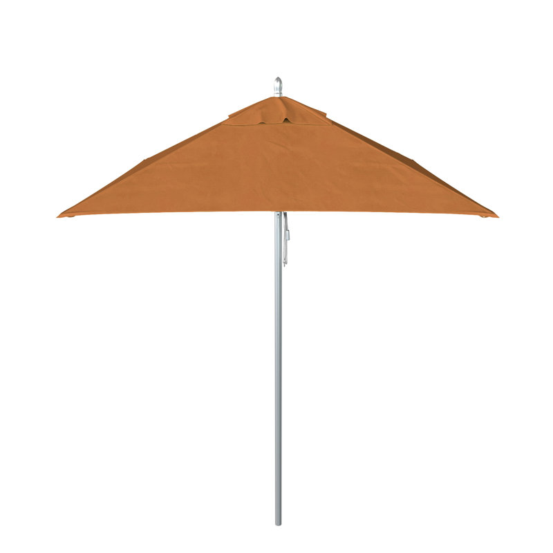 Parasol en fibre de verre en aluminium 6 pi, Beige antique brun