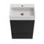 Meuble-lavabo rayé avec lavabo en céramique-423773760