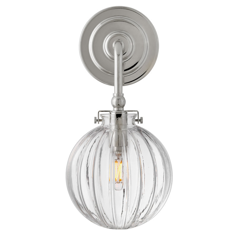 Hinkley Helene Medium Single Light Sconce, Polished Nickel