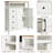 Farmhouse Storage Cabinet With 2 Doors And 4 Drawers-1577532339