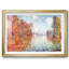 «Autumn In Argenteuil», reproduction d'art encadrée sur papier par Claude Monet-1179612141-1179612145