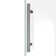 Seneca 56-60 in. W x 76 in. H Frameless Sliding Shower Door in Polished Stainless Steel