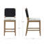 Tabouret de bar rembourré Seagrass avec structure en bois massif, paquet de 3-103764927-117165455-103764926