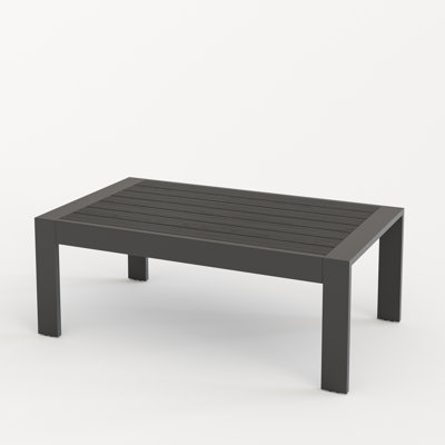 Aluminum Outdoor Patio Coffee Table by YOUDENOVA