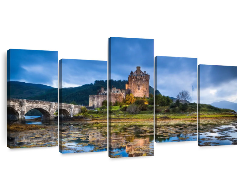 Loch Duich Castle, 48" H x 94" W
