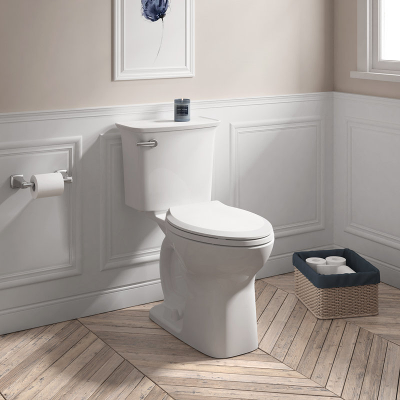Siège de toilette allongé à fermeture lente