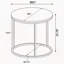 Table de bout d'appoint ronde Mango-813372329-813372333
