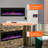 Electric Fireplace Wall Mounted-1152737256