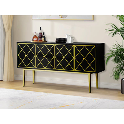 Wallingford 63.73'' Solid Wood Sideboard