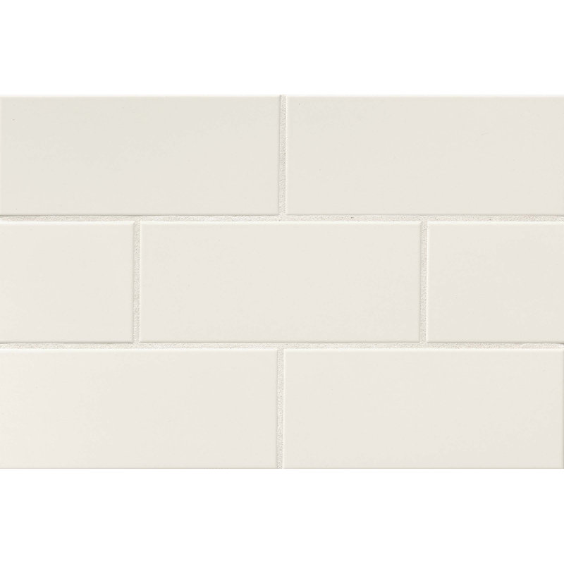 Carreau de céramique 4 "x 10" Nantucket, Gloss Biscuite Bright