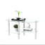 Table basse ovale en verre transparent-788625899