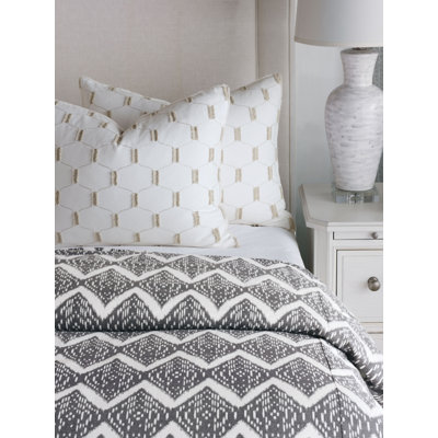 Orson Chevron Cotton Duvet Cover Set